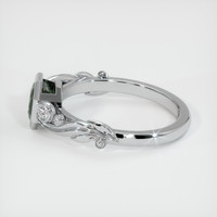 1.13 Ct. Green Sapphire Ring, Platinum 950 4