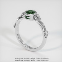 0.71 Ct. Sapphire Ring, Platinum 950 2