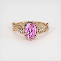 2.16 Ct. Gemstone Ring, 14K Rose Gold 1