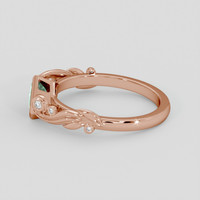 0.79 Ct. Alexandrite Ring, 14K Rose Gold 4