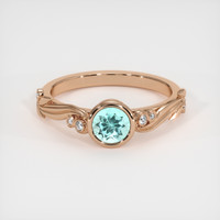 0.67 Ct. Gemstone Ring, 14K Rose Gold 1