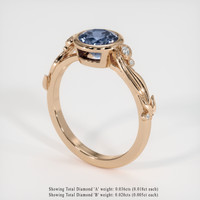 1.23 Ct. Gemstone Ring, 14K Rose Gold 2