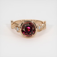 2.60 Ct. Gemstone Ring, 14K Rose Gold 1