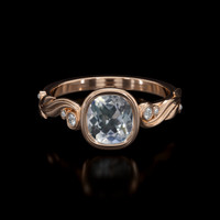 1.18 Ct. Gemstone Ring, 14K Rose Gold 1