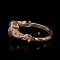 1.18 Ct. Gemstone Ring, 14K Rose Gold 4