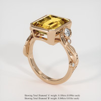 4.66 Ct. Gemstone Ring, 14K Rose Gold 2