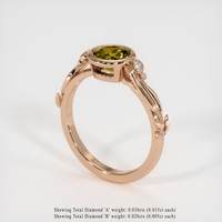 1.01 Ct. Gemstone Ring, 14K Rose Gold 2