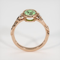 1.15 Ct. Green Sapphire Ring, 14K Rose Gold 3