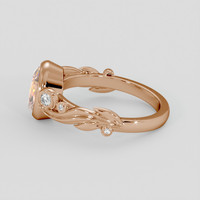 2.02 Ct. Padparadscha Sapphire Ring, 14K Rose Gold 4