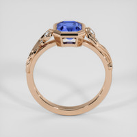 1.40 Ct. Blue Sapphire Ring, 14K Rose Gold 3
