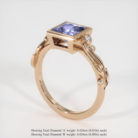 1.10 Ct. Gemstone Ring, 18K Rose Gold 2