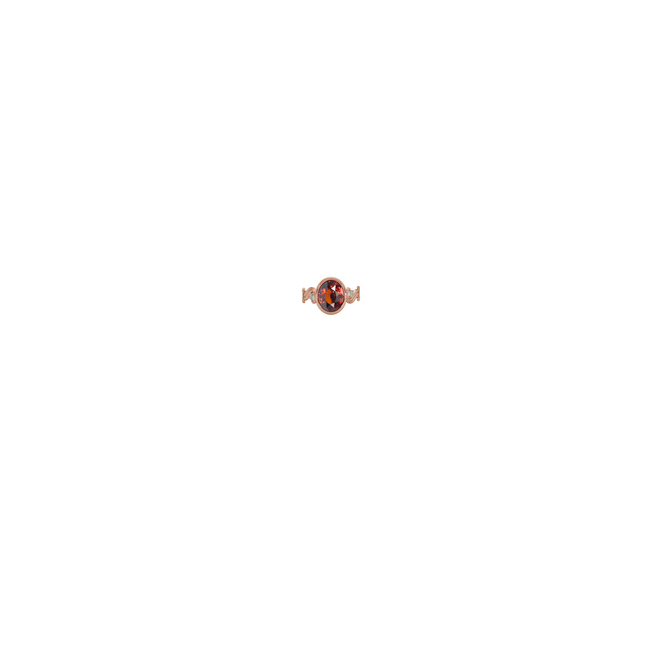 Jewelry image on model