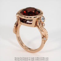 8.50 Ct. Gemstone Ring, 18K Rose Gold 2