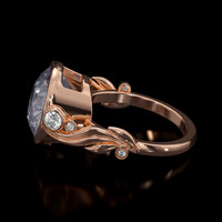 5.38 Ct. Gemstone Ring, 18K Rose Gold 4