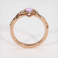 0.50 Ct. Pink Sapphire Ring, 18K Rose Gold 3
