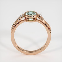 0.76 Ct. Sapphire Ring, 18K Rose Gold 3