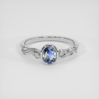 0.90 Ct. Bi Color Sapphire Ring, Silver 1