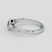 0.70 Ct. Bi Color / Parti Sapphire Ring, Silver 4