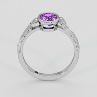 1.34 Ct. Purple Sapphire Ring, Silver 3