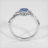 0.78 Ct. Blue Sapphire Ring, 10K White Gold 3