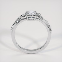 0.70 Ct. Blue Sapphire Ring, 10K White Gold 3
