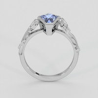 1.43 Ct. Blue Sapphire Ring, 10K White Gold 3