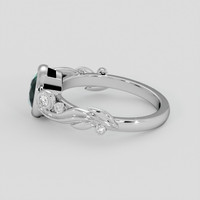 1.48 Ct. Bluish Green Sapphire Ring, 10K White Gold 4