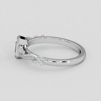 0.76 Ct. Green Sapphire Ring, 10K White Gold 4
