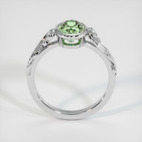 1.40 Ct. Green Sapphire Ring, 10K White Gold 3