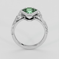 1.80 Ct. Green Sapphire Ring, 10K White Gold 3