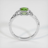 1.32 Ct. Green Sapphire Ring, 10K White Gold 3