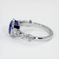 1.75 Ct. Blue Sapphire Ring, 14K White Gold 4