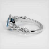 1.02 Ct. Gemstone Ring, 14K White Gold 4