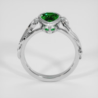 1.15 Ct. Green Tsavorite Garnet Ring, 14K White Gold 3