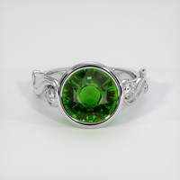 3.58 Ct. Gemstone Ring, 14K White Gold 1