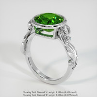 3.58 Ct. Gemstone Ring, 14K White Gold 2