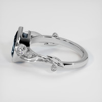 1.66 Ct. Gemstone Ring, 14K White Gold 4