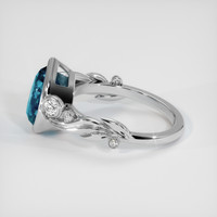 3.34 Ct. Gemstone Ring, 14K White Gold 4