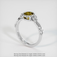 1.01 Ct. Gemstone Ring, 14K White Gold 2