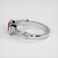 1.06 Ct. Ruby Ring, 14K White Gold 4
