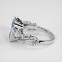 6.47 Ct. Sapphire Ring, 14K White Gold 4