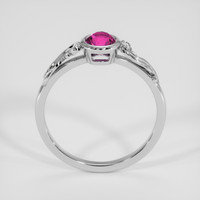 1.22 Ct. Pink Sapphire Ring, 14K White Gold 3