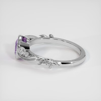 0.99 Ct. Sapphire Ring, 14K White Gold 4