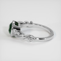 2.07 Ct. Green Sapphire Ring, 14K White Gold 4