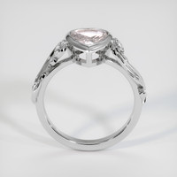 2.05 Ct. Peach Sapphire Ring, 14K White Gold 3