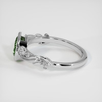 0.96 Ct. Sapphire Ring, 14K White Gold 4