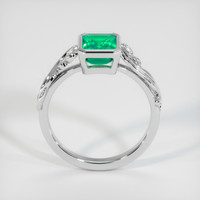 1.60 Ct. Emerald Ring, 18K White Gold 3