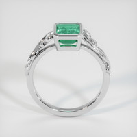 1.43 Ct. Emerald Ring, 18K White Gold 3