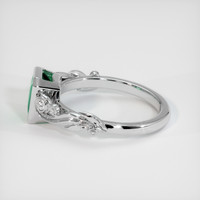1.43 Ct. Emerald Ring, 18K White Gold 4