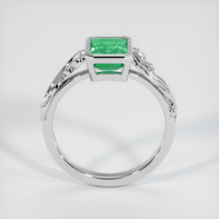 1.20 Ct. Emerald Ring, 18K White Gold 3